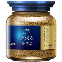 AGF 冻干咖啡蓝金罐80g 特浓风味 0糖0添加 原装进口