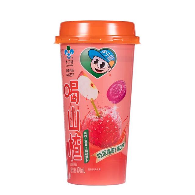 李子园 山楂复合果蔬汁饮品400ml*15杯装整箱