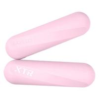 XTR Fitness 小哑铃女士家用器材练臂肌儿童浸塑哑铃幼儿运动1-5公斤kg 【硅胶哑铃】1kg*2