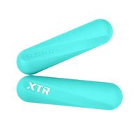 XTR Fitness 小哑铃女士家用器材练臂肌儿童浸塑哑铃幼儿运动1-5公斤kg 【硅胶哑铃】0.5kg*2