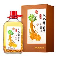 劲牌特色原料浸泡酒高度酒苁蓉茱萸人参石斛灵芝酒桶装酒厂直 40度 2.3L 人参蛹虫草酒 40度 2.3L 1桶 人参蛹虫草酒