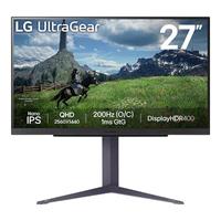 移动端、京东百亿补贴：LG 27GS85Q 27英寸 NanoIPS G-Sync FreeSync 显示器（2560×1440、180Hz、98% DCI-P3、HDR400）