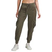 露露乐蒙lululemon丨Dance Studio 女士宽松剪裁中腰工装运动裤 拒水 LW5GODA 军绿 L