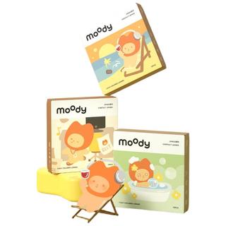moody美瞳日抛彩色隐形眼镜小moo系列10片装 巧克栗 800度 