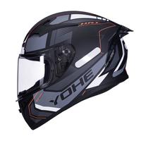 永恒新国标A类摩托车头盔男士电动车帽四季通用骑行机车全盔Y70 红灰代码 特大 