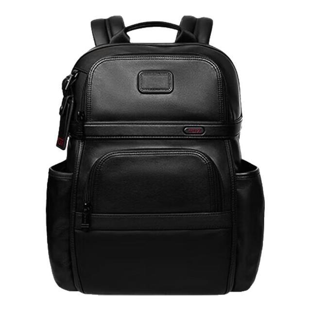 值选、今日必买：TUMI 途明 GEN 4.3 CORE COMPAC牛皮男士双肩包 096303207DO 黑色