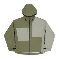 NatureHike挪客户外机能服男女运动防风防水透气耐磨冲锋衣露营外套旅行单层 蟹壳青 XXL