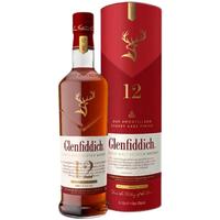 格兰菲迪行货格兰菲迪(Glenfiddich)苏格兰单一麦芽威士忌 洋酒 格兰菲迪12年天使雪莉桶700mL1瓶