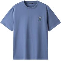 gxgjeans 多色趣味印花时尚简约圆领短袖T恤男生