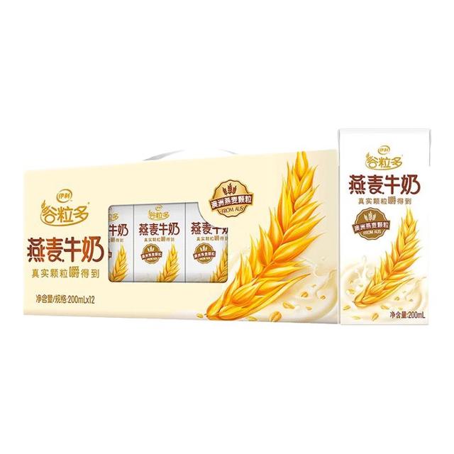 谷粒多 yili 伊利 谷粒多燕麦牛奶 200ml*12盒 礼盒装