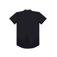 Tommy 男士左胸小logo和口袋明门襟单排扣领扣短袖衬衫78