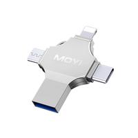  MOYi/墨一 四合一通用 手机U盘  星光银 128GB