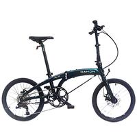 DAHON大行折叠自行车 20英寸9速碟刹D9海豚铝合金车架成人运动单车 ECA093 绿色