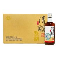 鉴湖 清醇三年 手工黄酒 清爽型 500ml*12瓶 整箱装