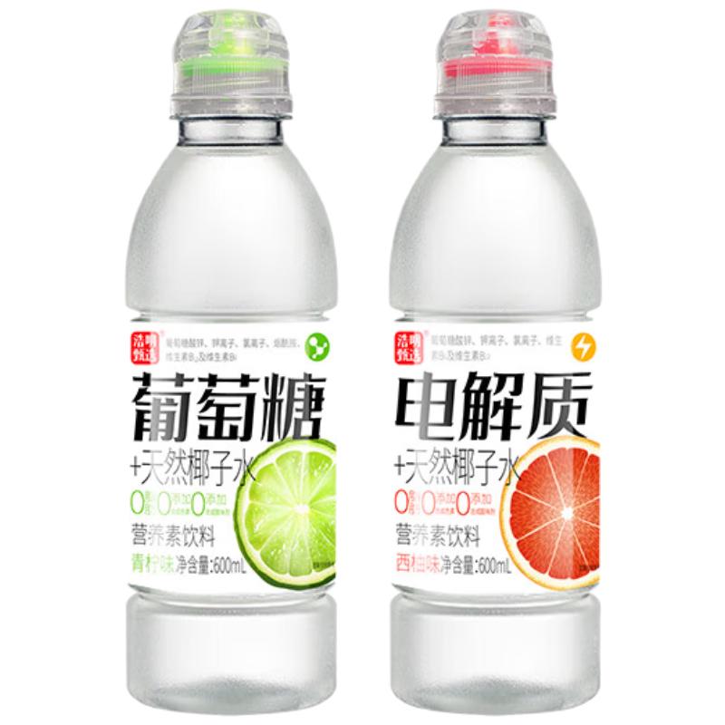  浩明 添加天然椰子水 电解质水饮料  600