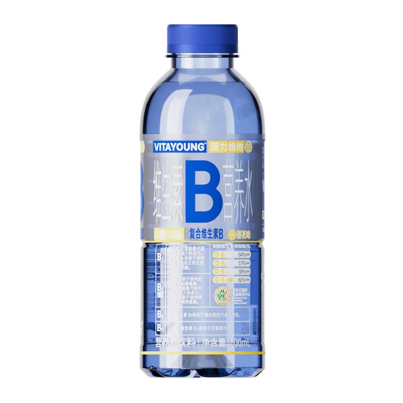 李子园VITAYOUNG活力维他命水维生素B菊花味营养水功能饮料500ml*4瓶