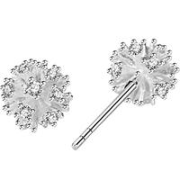 老银匠s925银耳钉女小清新养耳洞时尚饰品银饰蒲公英花银耳饰女款