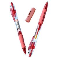 晨光(M&G)文具GP1008 按动中性笔0.5红笔签字笔商务子弹头考试水笔高颜值办公用品 红色 3支/盒 【小红笔】3支红色