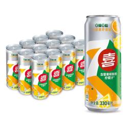 百事 无糖 小柑橘柠檬味 碳酸饮料汽水 330ml*12