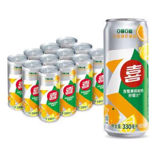 百事 无糖 小柑橘柠檬味 碳酸饮料汽水 330ml*12