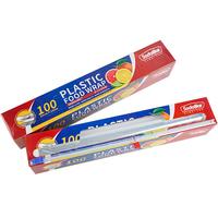 SODOLIKE 耐高温保鲜膜 带滑刀 100米*30cm 盒装 易撕取 PE 微波炉冰箱