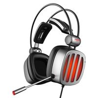 XIBERIA 西伯利亚 S21D 耳罩式头戴式动圈降噪有线耳机 银灰色 3.5mm