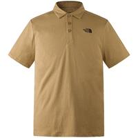 The North Face北面短袖Polo男户外舒适透气棉T恤8AV3 卡其色/PLX M 8AV3卡其色