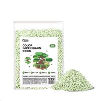 YEE仓鼠彩虹纸粒除臭无尘垫料吸水颗粒用品金丝熊【薄荷奶绿1kg】 【吸水纸粒】薄荷奶绿1kg