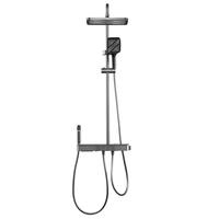 华帝（VATTI）枪灰琴键四功能花洒全套淋浴花洒套装铜主体三模手持花洒增压喷枪