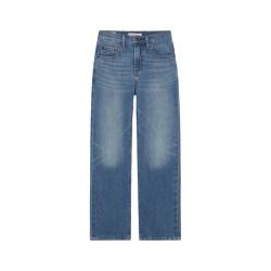 Levi's 女 724高腰修身直筒牛仔裤 18883