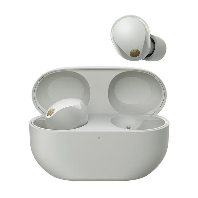 索尼 WF-1000XM5 入耳式真无线主动降噪蓝牙耳机 铂金银