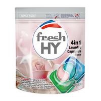 菁华fresh HY4in1留香洗衣凝珠  除菌除螨持久留香20天 洗衣球机洗 袋装24粒（玫瑰）