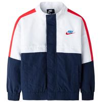 NIKE耐克小童装男童梭织夹克春秋儿童网眼透气上衣外套 靛蓝色 110(4)