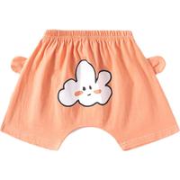 蕾叮咔2025夏婴儿印花大pp裤薄款纯棉透气可爱短裤男女宝宝短裤DFX 云朵(纯棉款) 80 cm