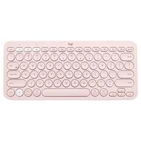 logitech 罗技 K380 79键 蓝牙无线薄膜键盘 茱萸粉 无光