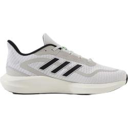 adidas 男女运动鞋耐磨减震透气潮流休闲跑步鞋 亮白/一号黑/浅灰 41