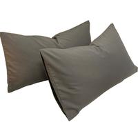 ins纯色亲肤柔软加厚枕套一对装家用宿舍枕芯内胆套罩