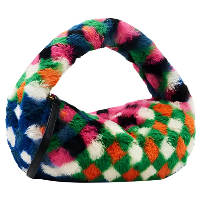 Desigual【同款】撞色手提斜挎单肩包云朵包西班牙时尚品牌