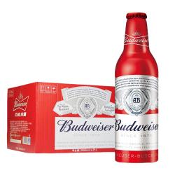 百威 经典铝瓶拉格啤酒9.7°P铝罐整箱批发