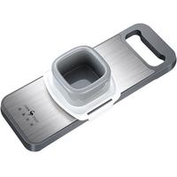 三四钢擦丝器土豆丝刨丝切丝家用多功能316L不锈钢插丝器切菜片板子 加厚304：4刀 磁吸收纳