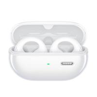 泥炭（SoundPEATS）CC Pro 真无线耳夹式耳机 不入耳开放式快充耳机 双磁大动圈云感舒适佩戴 蓝牙5.4 珍珠白 白色