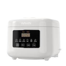 华凌 美的电饭煲3L0涂层316L母婴级不锈钢 2-5人家用智能微压多功能 电饭锅WH-FB366RS