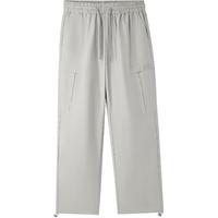 海澜之家（HLA）休闲裤男25夏季三体联名系列·不要回答金句裤子男春 卡其2C L 175/84A 135~148斤