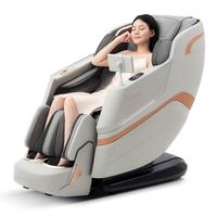 奥佳华2025按摩椅十大品牌家用太空舱全身肩颈揉捏零重力电动智能按摩老人M90月光灰