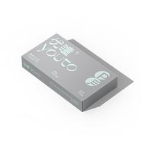 氧感硅水呼吸片隐形近视眼镜月抛3片装