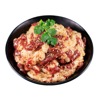 齐函杨佳 齐齐哈尔胸口拌肉 250g 生鲜烤肉牛肉烧烤食材半成品 源头直发