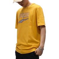 PUMA 时尚潮流休闲半袖训练舒适透气运动t恤533042-37 L