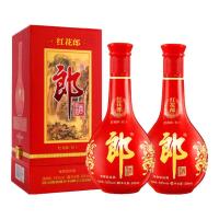 郎酒 红花郎10 酱香型53度500ml白酒 送礼自饮 53度 500mL 2瓶 含手提袋