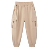  ASICS/亚瑟士 弹力透气 儿童工装长裤  207卡其色 175