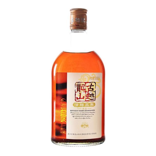 古越龙山 清醇三年 黄酒 500ml